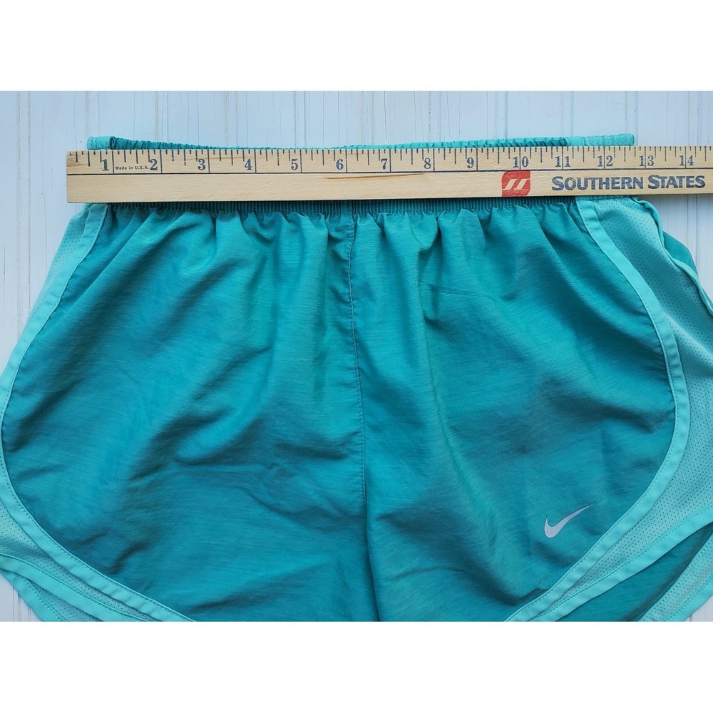 Nike Shorts Womens Lined Small Teal Running Workout Casual Dri Fit Gym - Picture 2 of 9